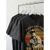 Blain Predator Men Vintage/ I Ain'T Got Time to Bleed Black 230G Washed T-Shirt/ S-6Xlcool Casual Pride 230G Washed T-Shirt Fashion Tshirt Sbz8408,