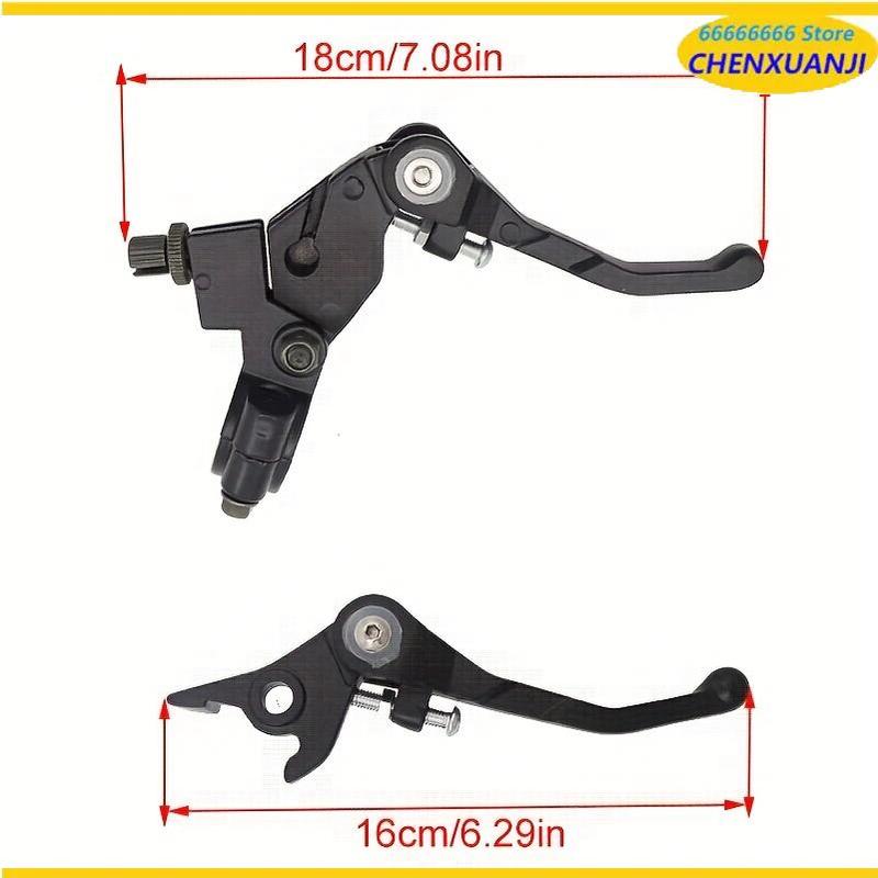 140cc 125cc 110cc Pit Dirt Bike Chrome Folding Clutch Brake Lever For 7/8" Handle Bar Fit For Atomik Dhz Orion Bosuer BSE