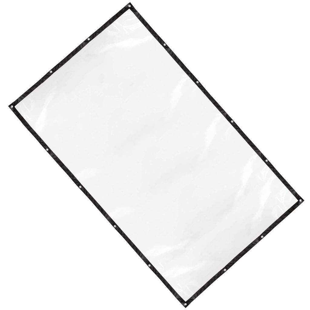 Clear Tarp Waterproofing Rainproof Transparent Plastic Tarp Cover with Eyelet for Chicken Coop Greenhouse Plant