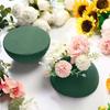5PCS Green Floral Foam Blocks Fresh-Keeping Half Ball Shape Floral Foam Brick DIY Flower Arrangement Kit Round Shape