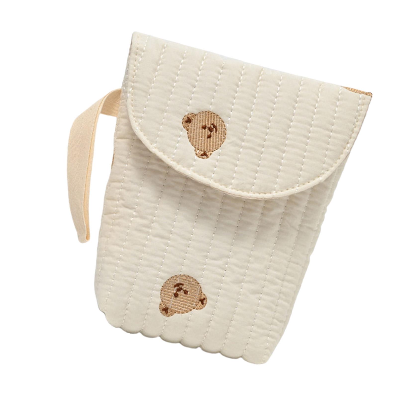 

Зручний чохол-органайзер для дитячих підгузків, бавовняна підвісна сумка, зручно кріпиться до коляски для подорожей батьків, для щоденного використання 2