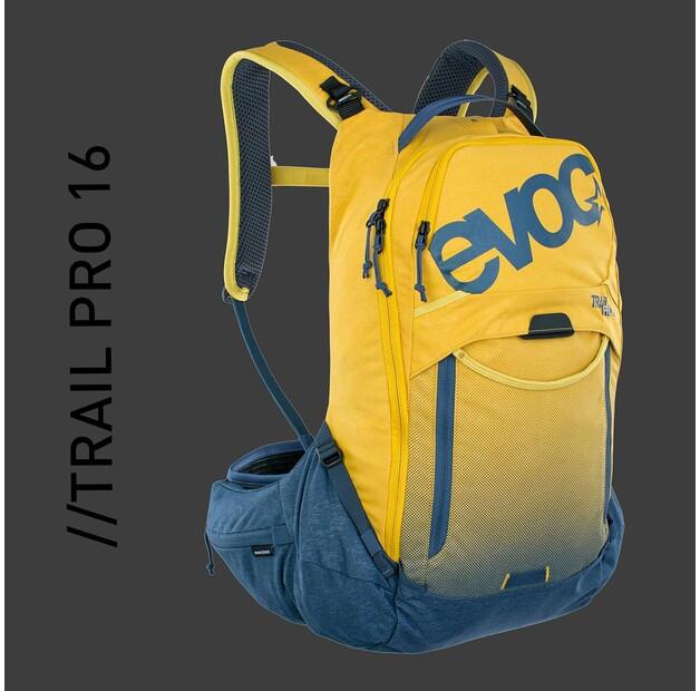 Backpack Evoc Trail Pro 16 L/XL Curry/denim (100118612-L-XL)
