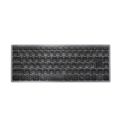 Elecom Precisionist Wireless Pantograph Mini Keyboard, Bluetooth, 2.4GHz, Multi-Pairing (4 Devices), Rechargeable, Slim, Type, Size, Black,