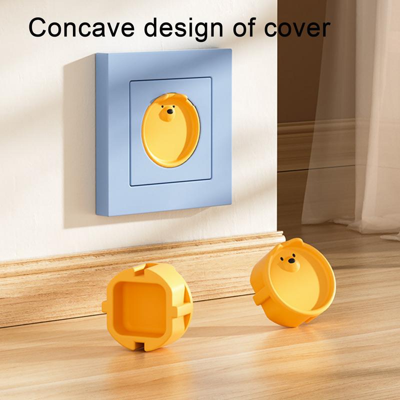1pc EU Baby Safety Socket Covers silicone Electrical Outlet Protectors Childproof Plug Protector for Kid Toddler Protection
