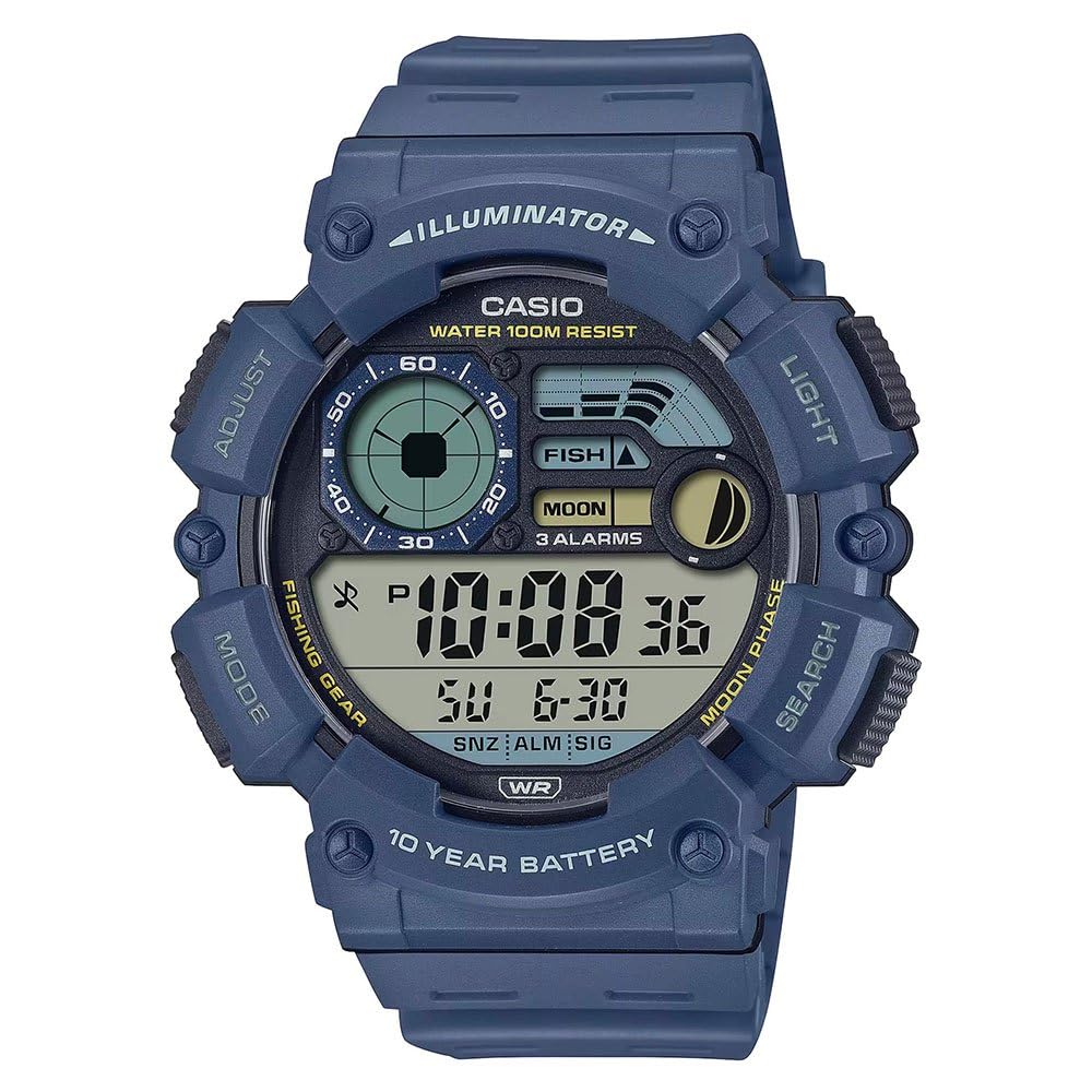 Casio Цифровые WS-1500H-2AVEF, Синие, WS-1500H-2AVEF синий