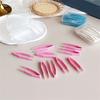 Pack Of 10 Contact Lenses Wearing Tool Lens Remover Tweezers with Storage Compartment for Everyday Travel Use