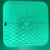 Silicone Slow Feeder Mat Dogs Cats With Suction Base Non-Slip Lick Pad Food Puzzle Tray In Multiple Colors