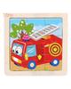 TOYS & TOTS 9Pcs Wooden Cartoon Animals Jigsaw Puzzle Learning Education Panel Kids Toys