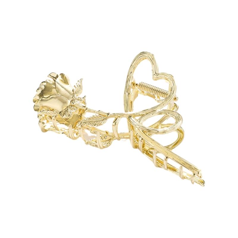 

Multi-type Woman Teens Hair Ponytail Hair Claw Delicate Hair Clip Non-slip Camping Taking Photo Hair Accessories