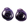 Les Trésors De Lily [R1237] - Purple 'Aluminirock' Artisanal Clips / Earrings - 1.5 Cm
