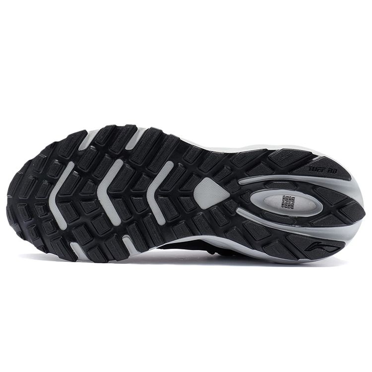 Li Ning Protective Cloud Plus Durable Breathable Low Top Running Shoes Men Running Shoes Black AGLR231-2