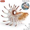 Oenux Sea Life Animals Coral Octopus Nautiloidea Crab Starfish Ocean Model Action Figures Educational Collection Toy Kid Gift