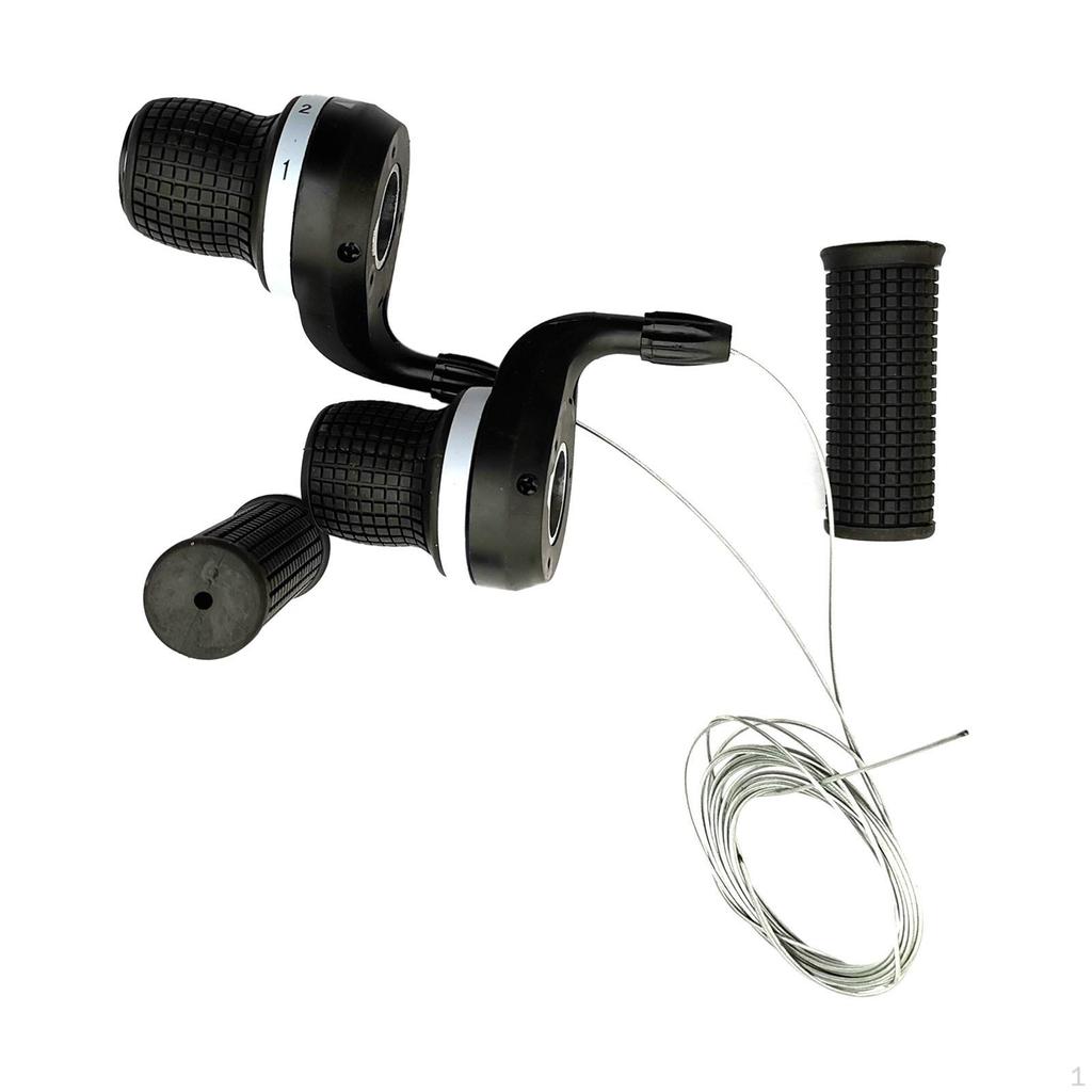 Bicycle Bike Lever 3x7- Mountain Gear Grip (Pair)