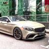 Carbon Fiber Brabus Style Front Splitter for 2018-2023 Mercedes S63 Coupe C217/W217