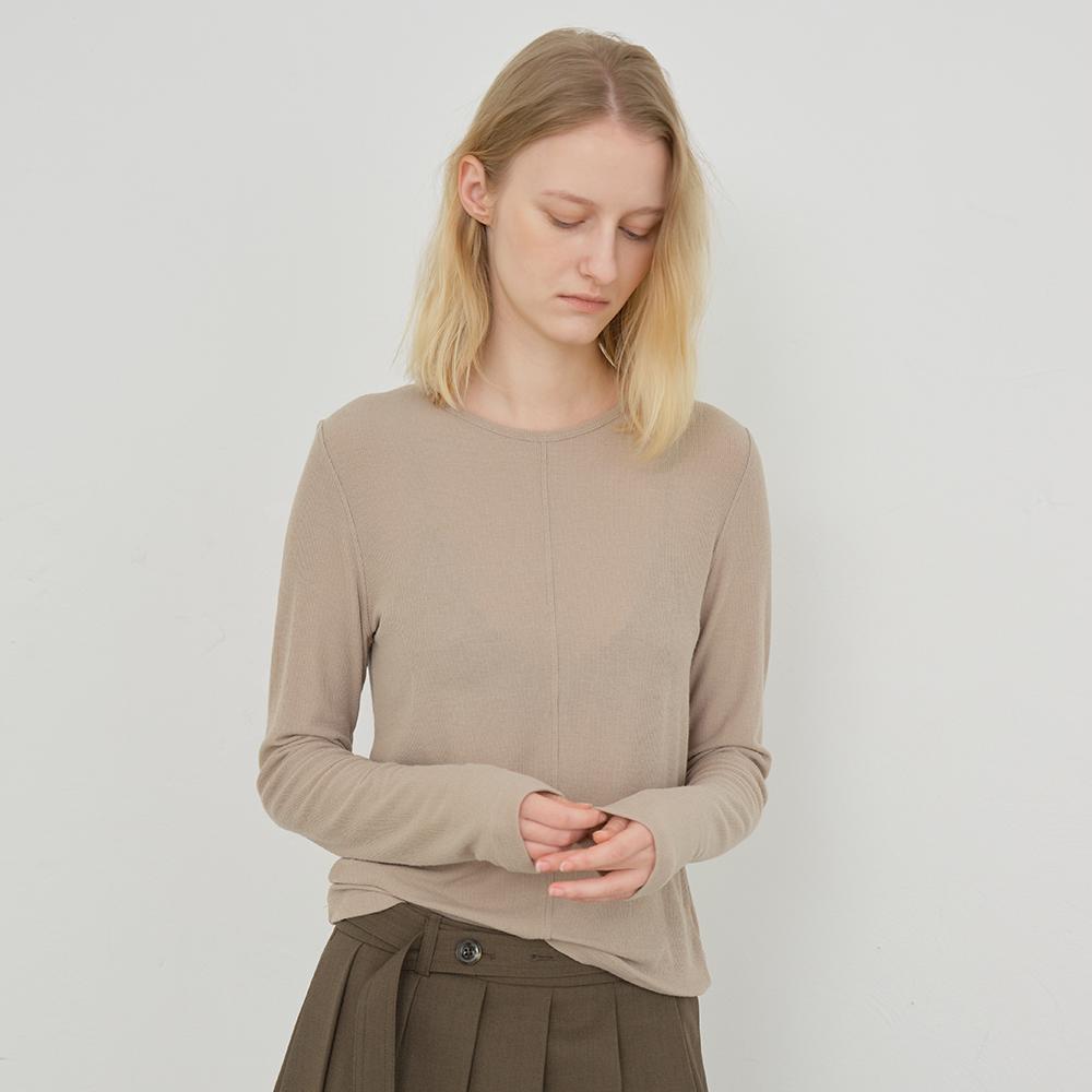NOEUD Line Point Tee (Beige)