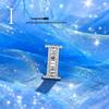 Spilla Alfabeto con Strass di Cristallo Elegante - Spilla da Bavero Unisex