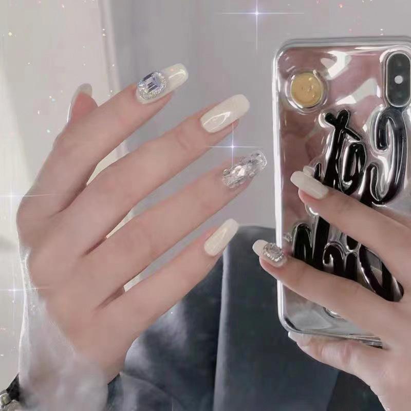 Nail Art Diamond Jewelry Alloy Rhinestone Luxury Super Flash Diamond Nail Big Diamond Three-Dimensional Rhinestone