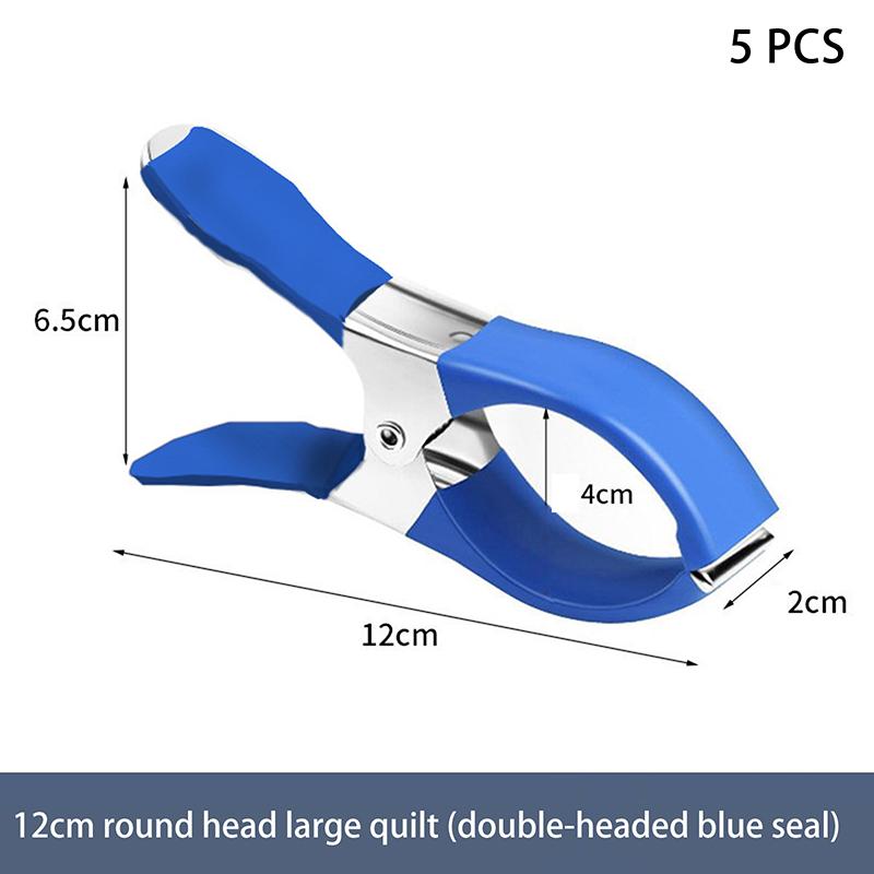 

5Pcs Stainless Steel Clothes Drying Quilt Clip Clothes Large Clothes Drying Windproof Clothes Hanger Household Fixed Clip A3