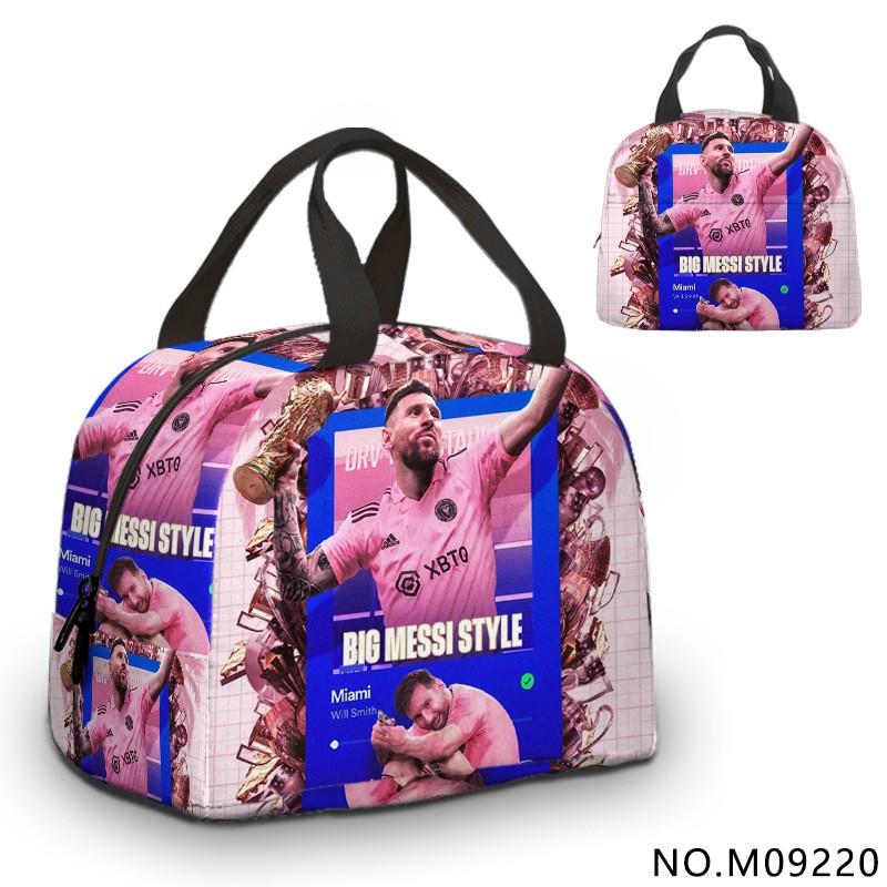 Insulated Lunch Bag Kids Students Adults Portable Food Carrier With Ice Pack Compartment Oxford Fabric Modern Minimalist