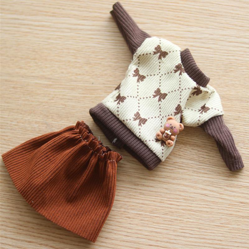 1/6 Bjd Doll's Clothes Acssories for 30cm Baby Doll Dress Up Toys