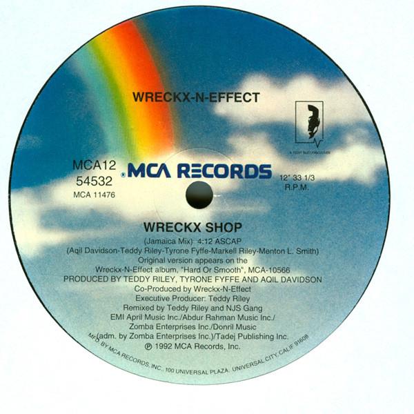

12inch Record WRECKSNEFFECT Wreckx Shop MCA1254532 MCA Records 1992 US Rap HipHopRB Used