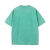 SX-77 MINISO 2026 Été Lavage Vintage Imprimé Coton Pur Style Épaule Hommes et Femmes Col Rond Manches Courtes T-shirt Couple