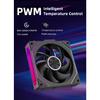 LDPCSJ DL-2 Computer Chassis Fan 120mm 5V 3-pin ARGB Cooler 12V/4PIN PWM 800-2000 RPM 3-in-1 Quiet Building Block Cooling Fan