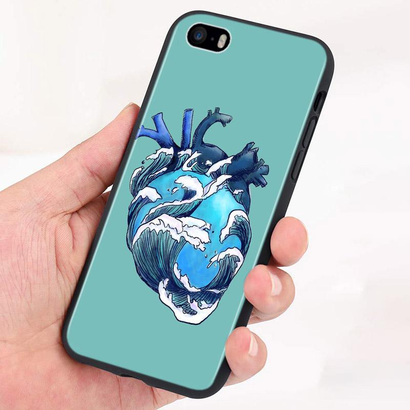 Human Heart Flower For Phone Case For iPhone Samsung Galaxy Redmi Xiaomi Oppo OnePlus Note S A 7 8 9 10 11 12 13 14 20 21 22 23 53 54 Pro Max Ultra