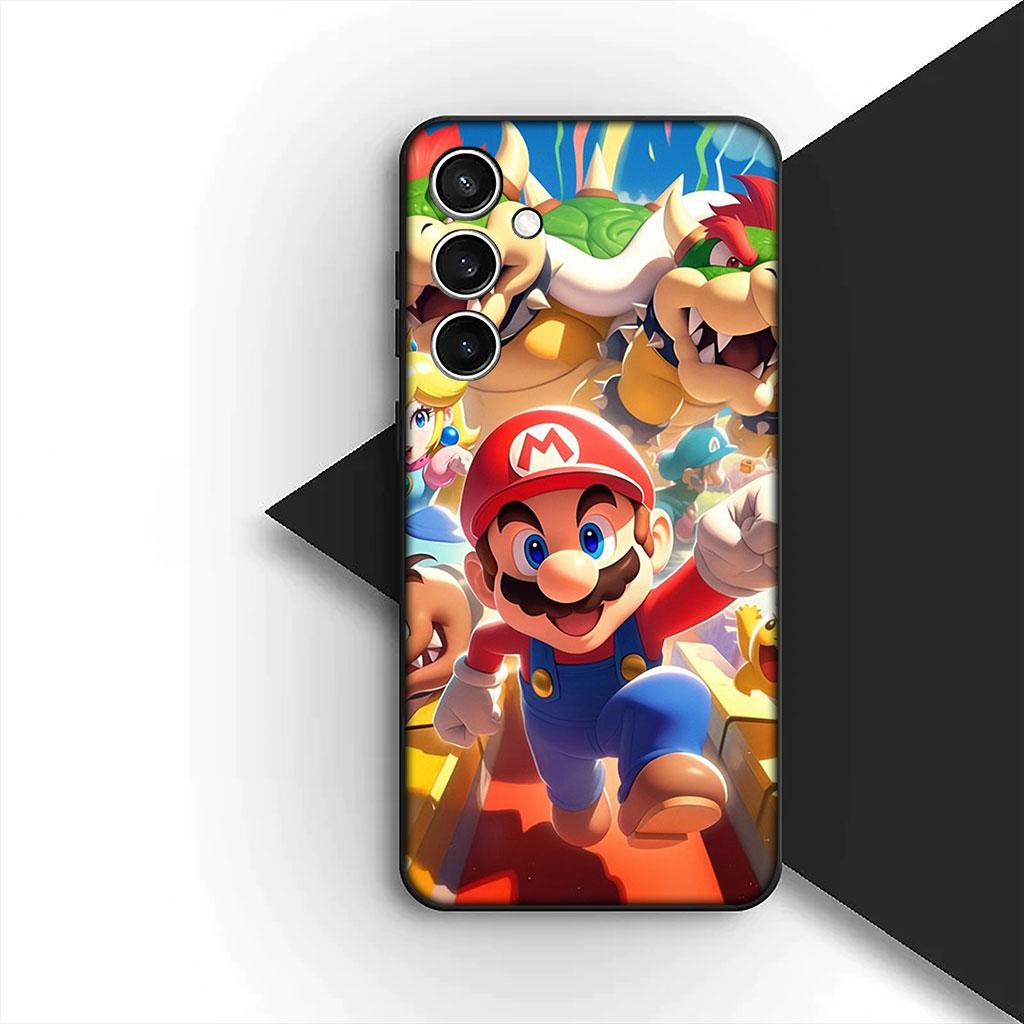 Poster M-marios-Wallpaper Phone Cover Soft Case for Samsung Galaxy S25 S24 S23 FE Ultra Plus S7 Edge S25+ S23+ A56 5G Casing