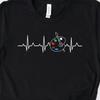Artist Heartbeat Shirt, Artist Shirts, Painter Shirts, Art Gifts, Painting and Art Teacher Gift TShirt