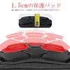 OTraki Knieklettband 1cm Gepolsterte Kniebandage für den Bauernhof Einfach anzuziehen Weiche Knie Kniebandage für Berg Set für beide Knie Polster, Verschluss, Dick, Arbeit,