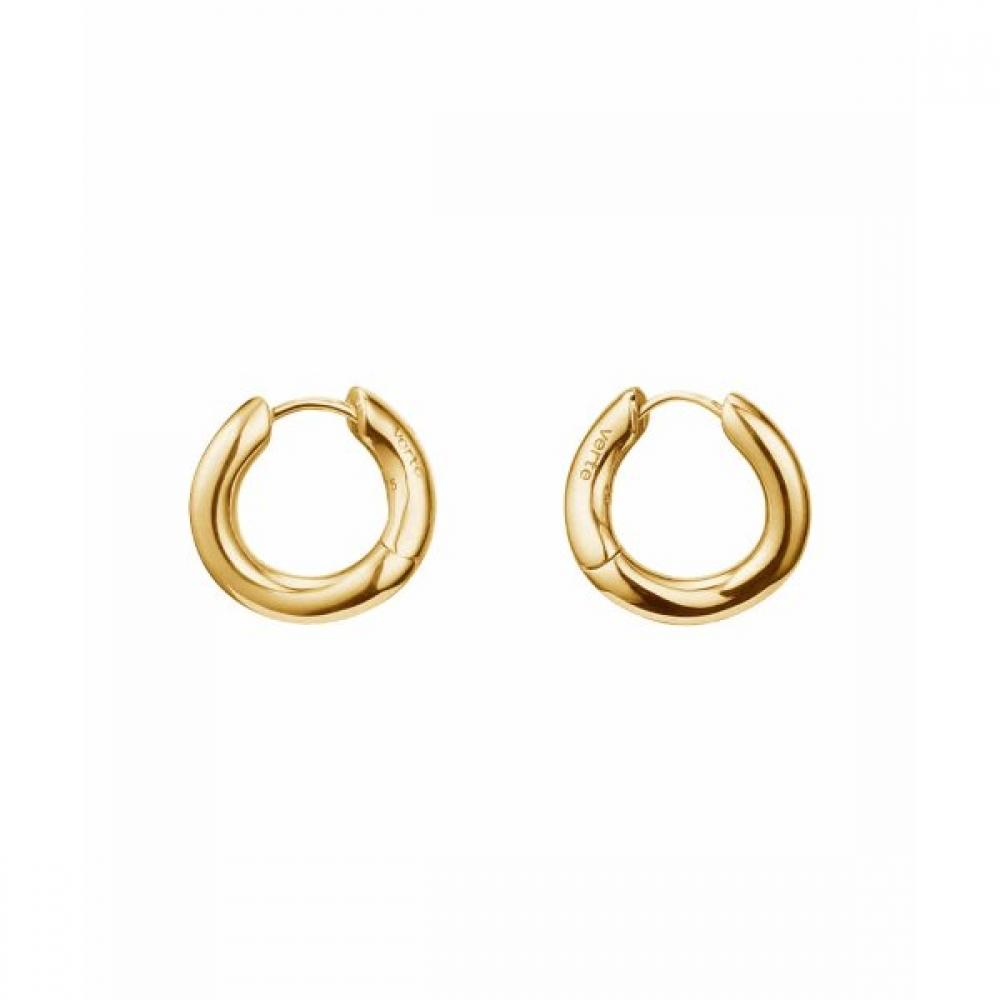 Verte Vague Earring  Gold    Deux.silver.220