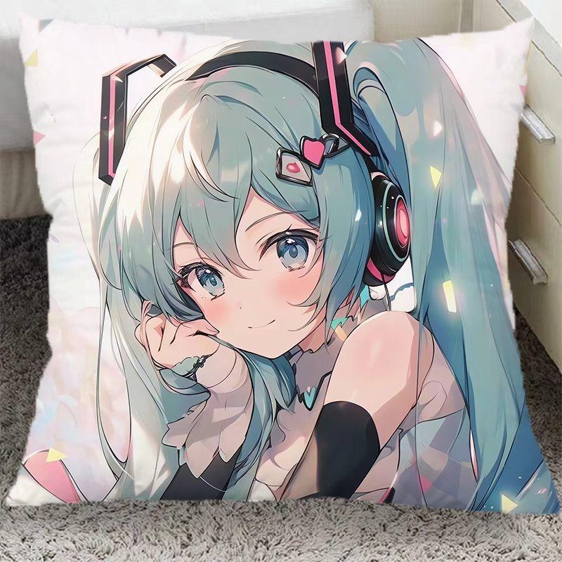 Hatsune Miku Periféria Dvojrozmerný Vankúš Študentská Izba Animácia Spálňový Vankúš Obývacia Izba Pohovka Vankúš Narodeninový Darček