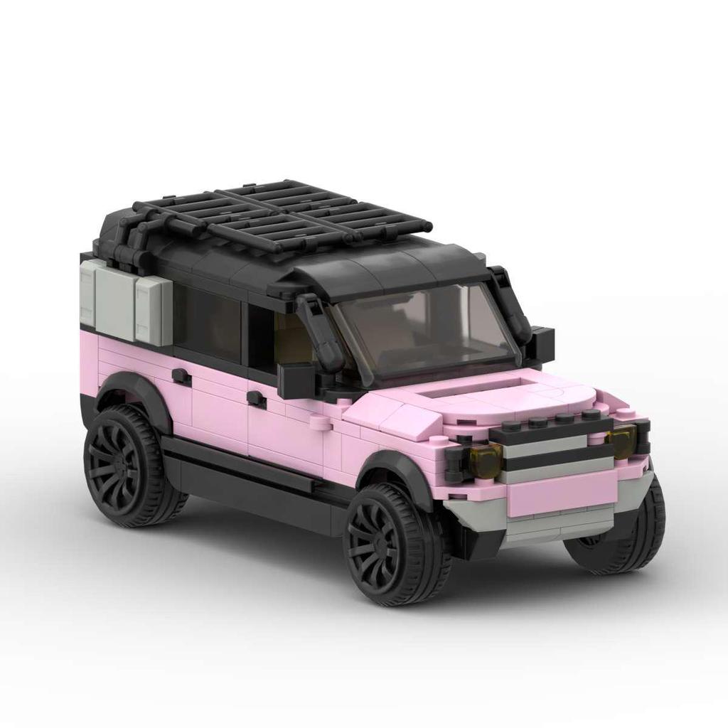 MOC-Blöcke: Kompatibler Land Rover Defender 110 P400 SUV Offroad DIY Bausteine