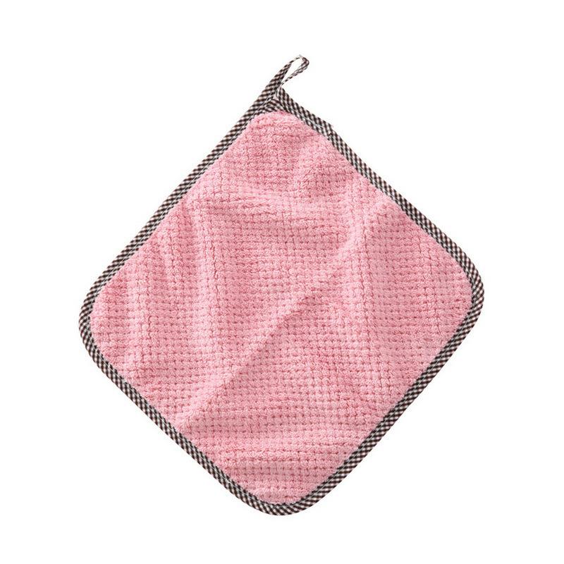 Kitchen Daily Dish Towel, Dish Cloth, Kitchen Rag, Non-stick Oil, Thickened Table Cleaning Cloth, Absorbent Scouring Pad 1PC