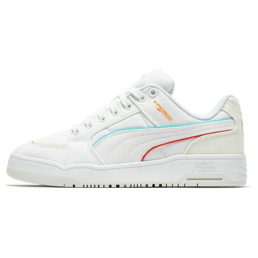 

Puma Кеды Slipstream Lo Canvas с низким верхом Унисекс Кеды Белый Синий 390123-02 35.5