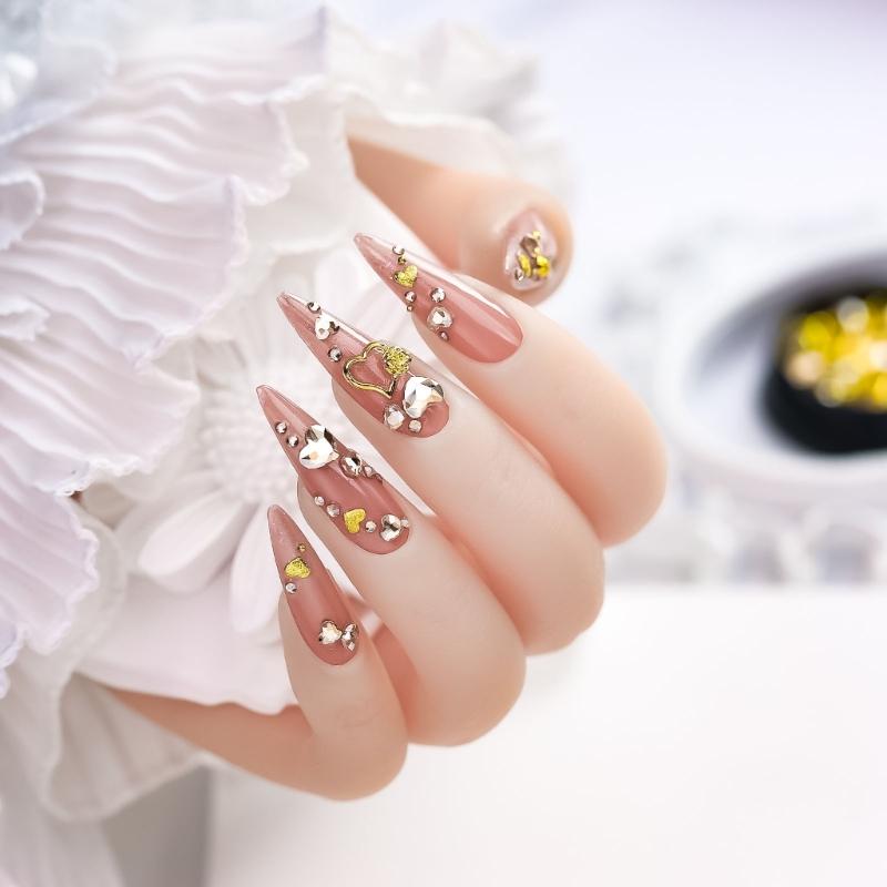 Valentine's Day Nail Charms Studs Nail Rhinestones Gems Luxury Nail Art Rhinestones Craft Diamonds Crystal Jewels Stones