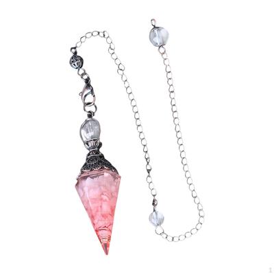 Crystal Pendulums for Dowsing Gemstone with Chain