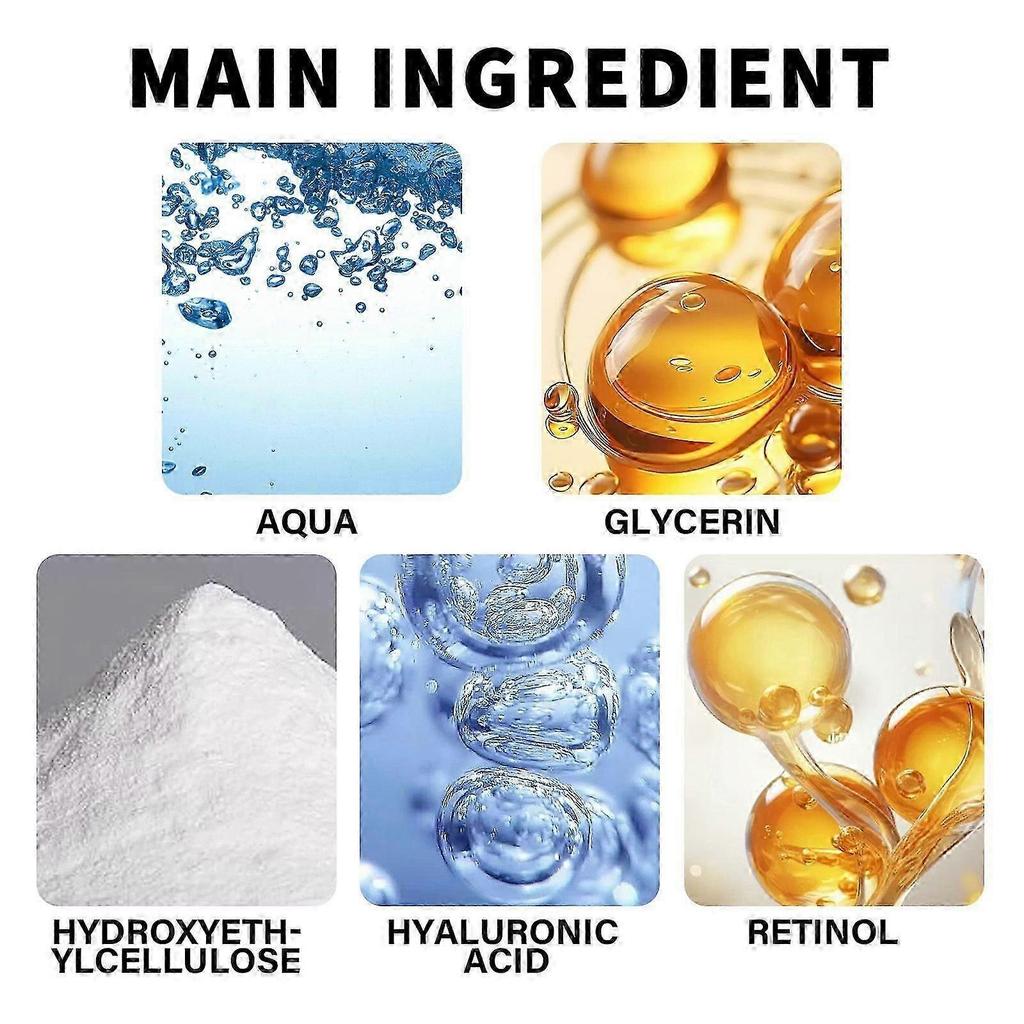 Hyaluronic Acid Firming Serum - Deep Hydration, Reduces Fine Lines & Wrinkles, Anti-Aging Essential Oil