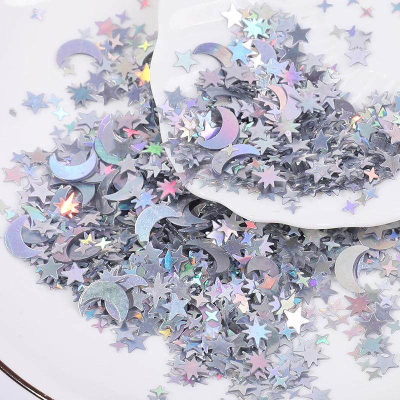 15g/Pack Iridescent Glitter Star Confetti Ramadan EID Mubarak Home Decoration Wedding Birthday Table Scatter Muslim Party Supply
