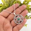 Malachite Pendant, 925 Sterling Silver Pendant Jewelry. Gift For Women Handmade Pendant Gemstone Jewelry