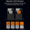 Portable Radio LCD Backlit AM FM Transistor Radio Type-C Charging Stereo Sound Speaker Pocket Accessory Speaker for Home Office