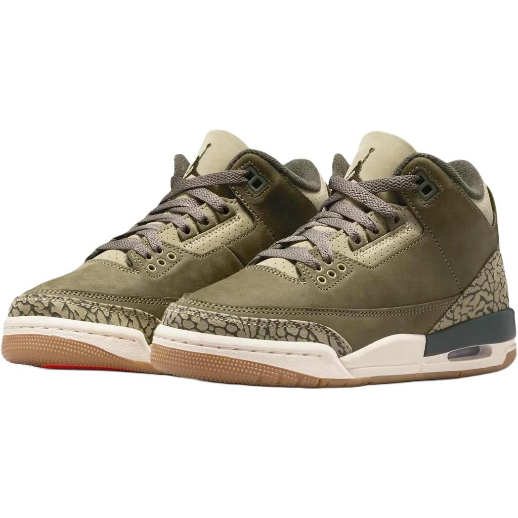 Air Jordan 3 Retro PS Medium Olive Preschool Shoes DM0966-202