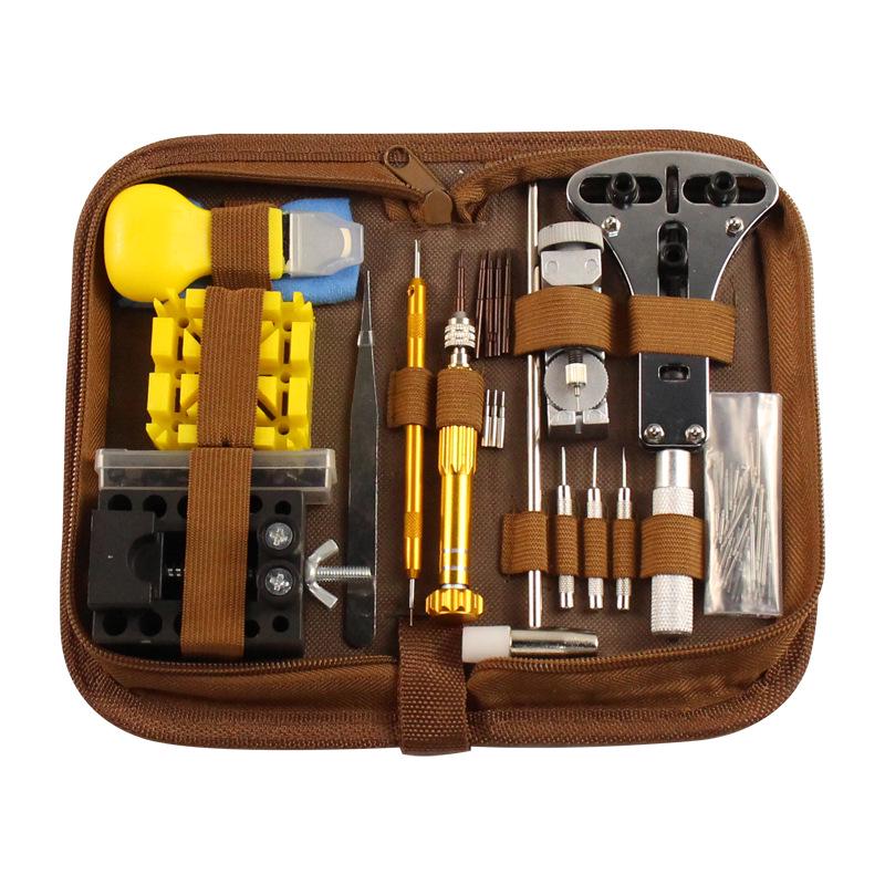 147-Piece Watch Repair Tool Kit: Strap Change, Cover Removal, Cleaning & Maintenance
