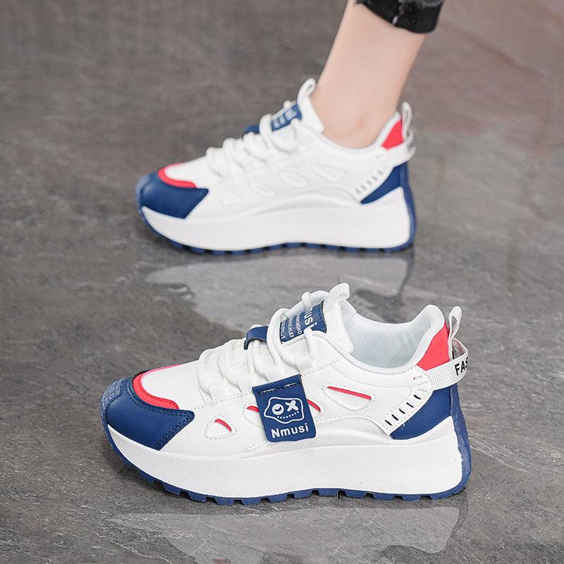 

New Style Women s Breathable Shoes, Versatile Thick-soled Sports Shoes, Casual Dad Shoes 40 синій