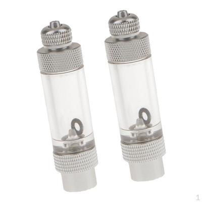 2x CO2 Bubble Aquarium Diffuser Fish 2 Single Head
