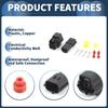 INFINAUTO 2-Pin Auto Elektrischer Drahtverbinder Stecker-Kit 1,8mm Serie Auto Wohnmobil LKW