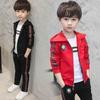 Boys' Autumn Suits, Children's Sports Cardigan Jackets, Big Children's Spring and Autumn Western Style Two-piece Suit