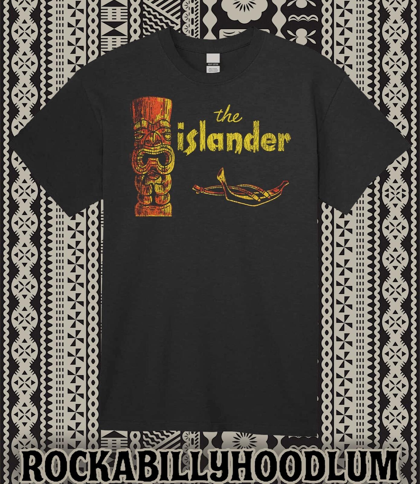 Retro Tiki T Shirt Bar Mug Restaurant The Islander Los Angeles CA XXXXL