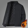 Plus Size 8xl Jacket for MenThick Stand Collar Solid Winter Jacket Men Waterproof Warm Business Casual Men Coats